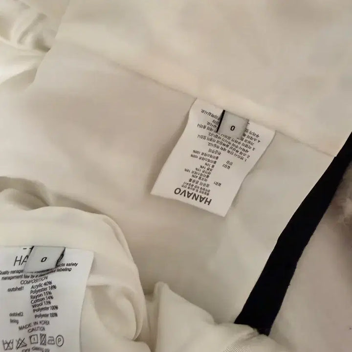 [BUNJANG] Avoavo Hanabo No.17 Tweed Jacket Ivory / 아보아보 하나보 no.17 트위드 자켓 아이보리 수지자켓 하객룩 오피스룩