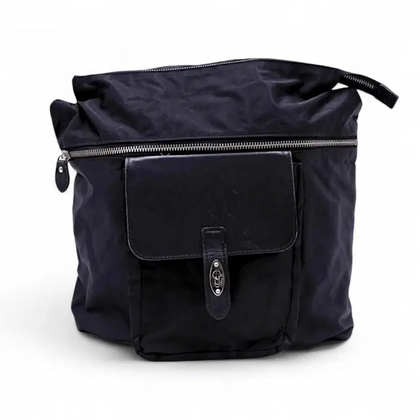 [BUNJANG] Yohji Yamamoto Ysaccs Nylon Leather Tote Bag / 요지 야마모토 Ysaccs 나일론 가죽 토트백