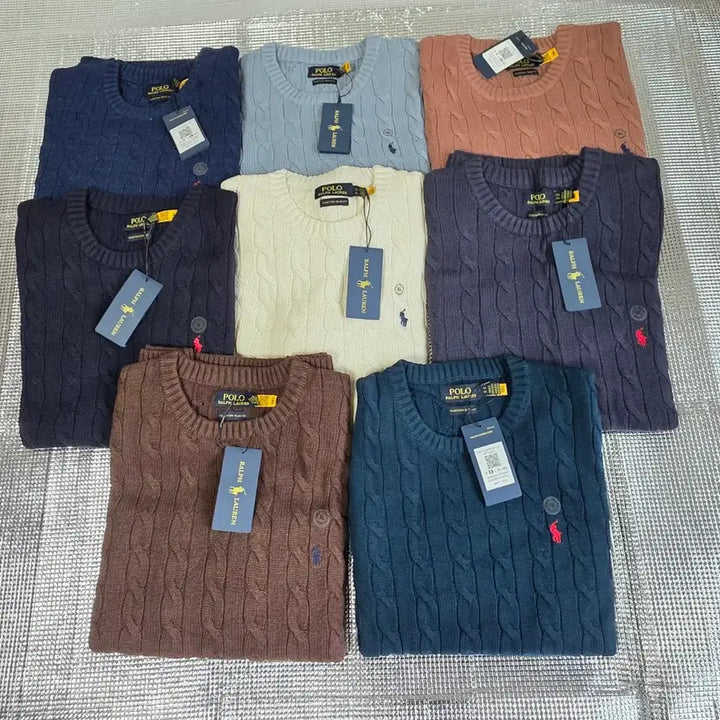 [BUNJANG] Polo Ralph Lauren Cable Knit Sweater / 폴로 랄프로렌 케이블 니트