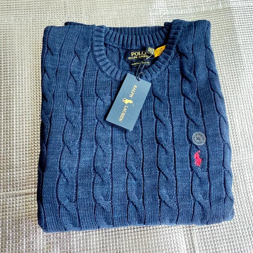 [BUNJANG] Polo Ralph Lauren Cable Knit Sweater / 폴로 랄프로렌 케이블 니트