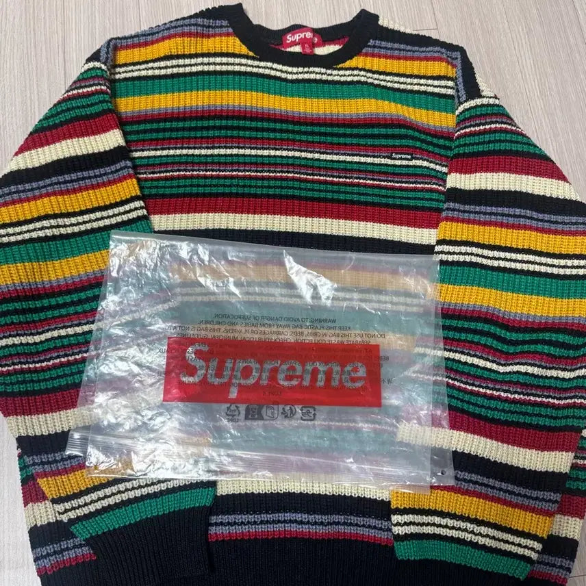 [BUNJANG] Supreme Small Box Logo Knit XL / 슈프림 스몰 박스로고 니트 XL