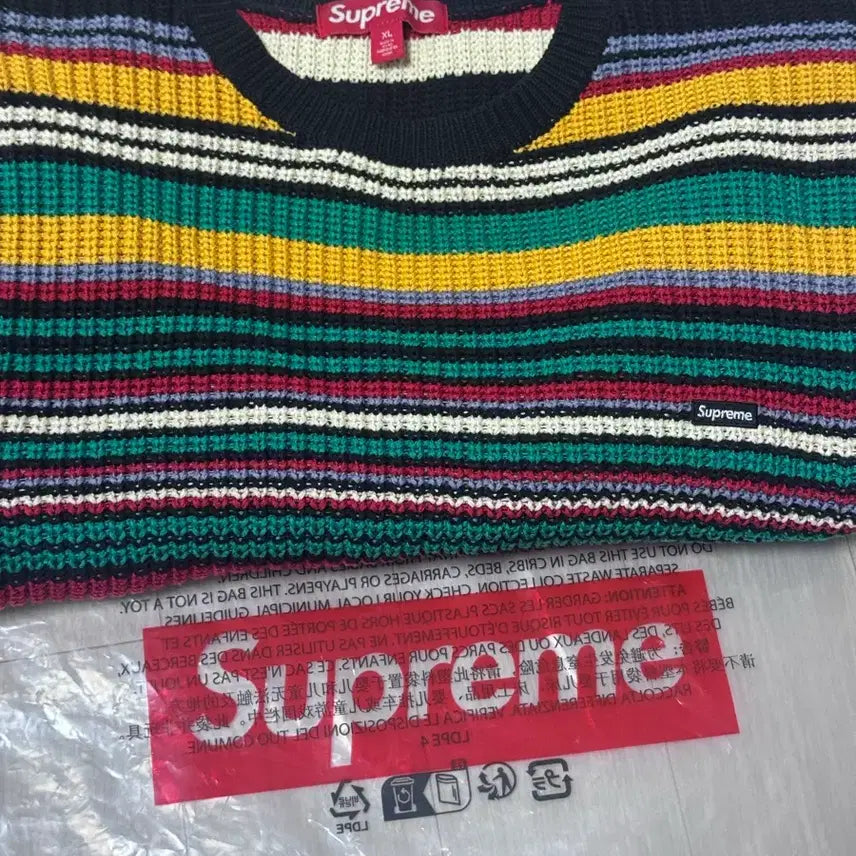 [BUNJANG] Supreme Small Box Logo Knit XL / 슈프림 스몰 박스로고 니트 XL