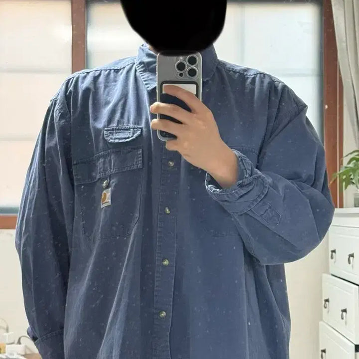 [BUNJANG] Carhartt Work Shirt XL / [칼하트] 워크셔츠 XL
