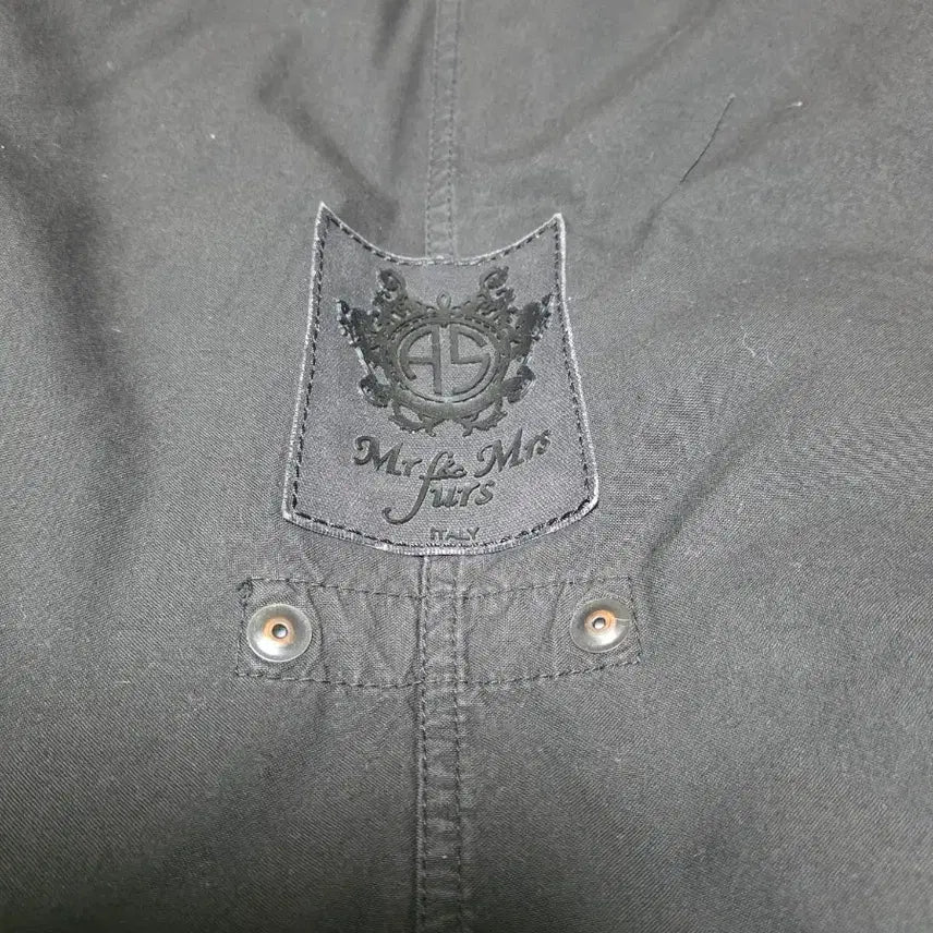 [BUNJANG] Mr &amp; Mrs Furs Parka Black M / 미스터 앤 미세스 퍼 야상 블랙 M