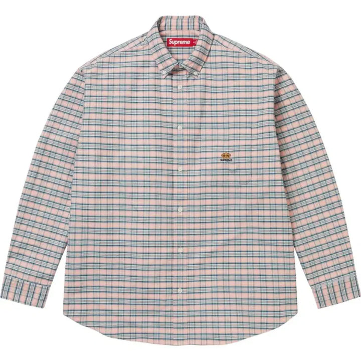 [BUNJANG] Supreme Flannel Oxford Shirt (M) / 슈프림 플란넬 옥스포드 셔츠 M