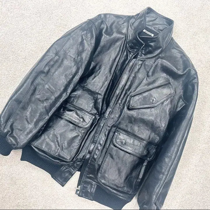 [BUNJANG] Auralee Leather Blouson Jacket / 25AW 오라리 레더 블루종 4