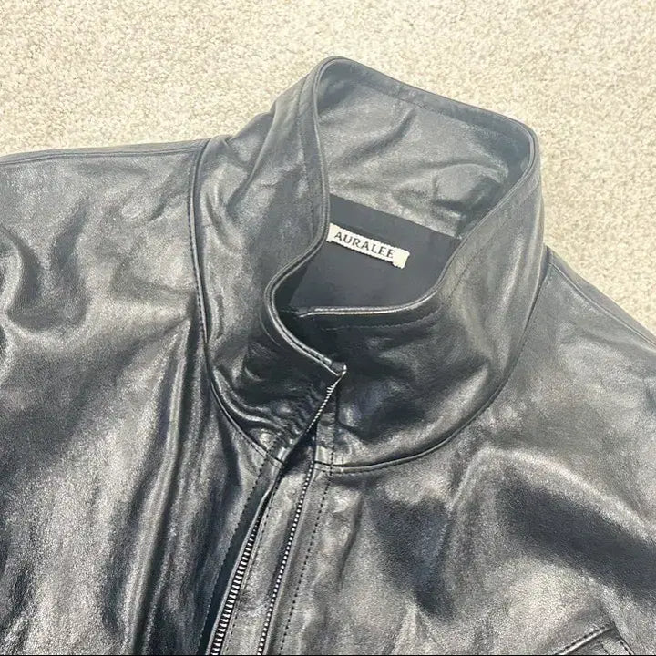 [BUNJANG] Auralee Leather Blouson Jacket / 25AW 오라리 레더 블루종 4