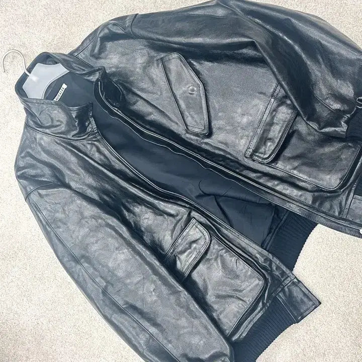 [BUNJANG] Auralee Leather Blouson Jacket / 25AW 오라리 레더 블루종 4