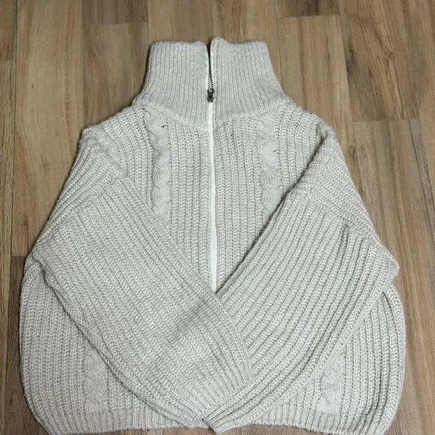 [BUNJANG] Knit Zip-up / 니트 집업