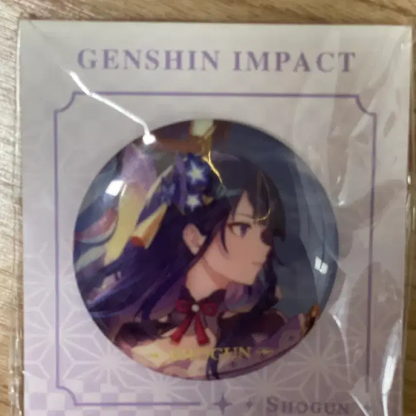 [BUNJANG] Genshin Impact Raiden Shogun Badge / 원신 라이덴 쇼군 캔뱃지