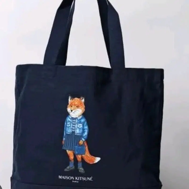 [BUNJANG] Maison Kitsune Canvas Tote Bag / 메종키츠네 가방 남녀공용 거의새것 (숄더백 에코백 캔버스백)