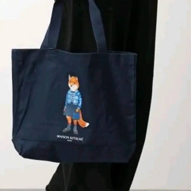 [BUNJANG] Maison Kitsune Canvas Tote Bag / 메종키츠네 가방 남녀공용 거의새것 (숄더백 에코백 캔버스백)
