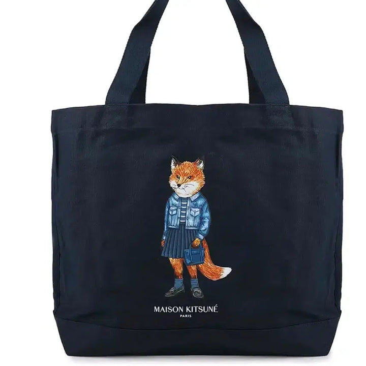 [BUNJANG] Maison Kitsune Canvas Tote Bag / 메종키츠네 가방 남녀공용 거의새것 (숄더백 에코백 캔버스백)