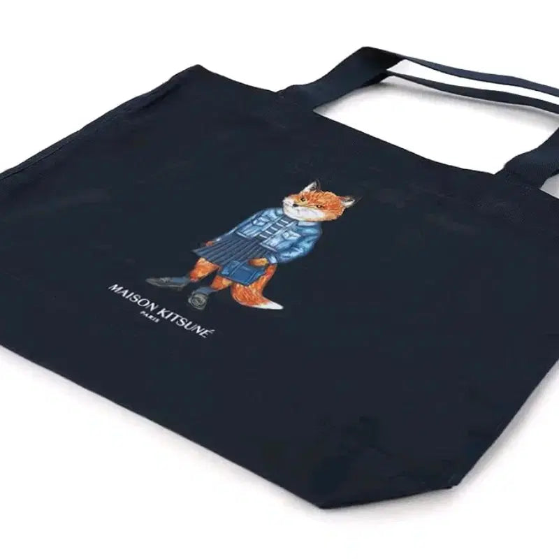 [BUNJANG] Maison Kitsune Canvas Tote Bag / 메종키츠네 가방 남녀공용 거의새것 (숄더백 에코백 캔버스백)