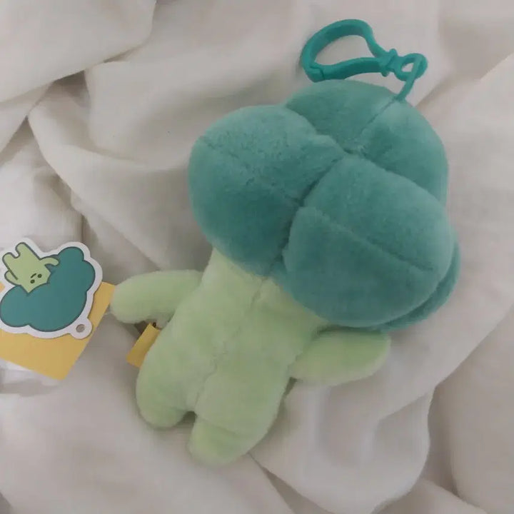 [BUNJANG] KB Securities Broccoli Plush Keychain / KB증권 브로콜리 인형 키링