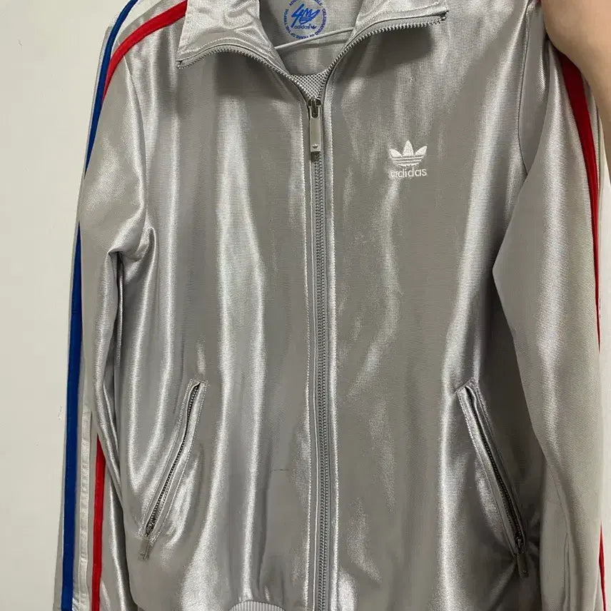 [BUNJANG] Adidas Track Top (Silver) - Size 85 / 은색 아디다스 트랙탑 85