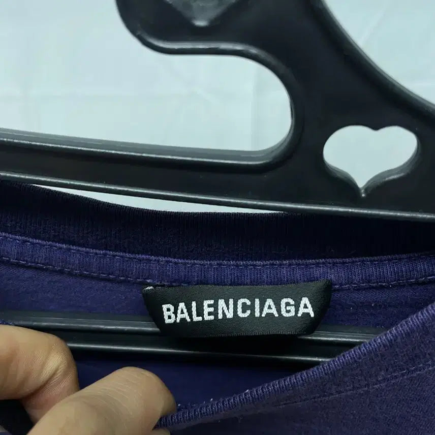 [BUNJANG] Balenciaga Wave Logo T-Shirt [L] / 발렌시아가 웨이브 로고 반팔 티셔츠 [L]