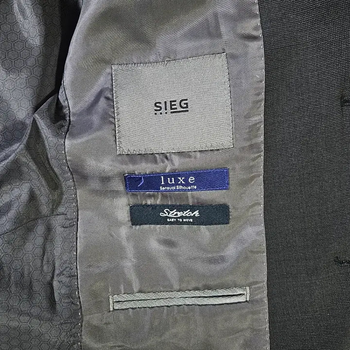 [BUNJANG] SIEG Charcoal Suit Set / SIEG 지이크 남성 정장 세트 차콜 97 78사이즈