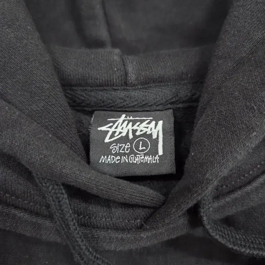 [BUNJANG] Stussy Black Hoodie / [L] 스투시 블랙 후드티