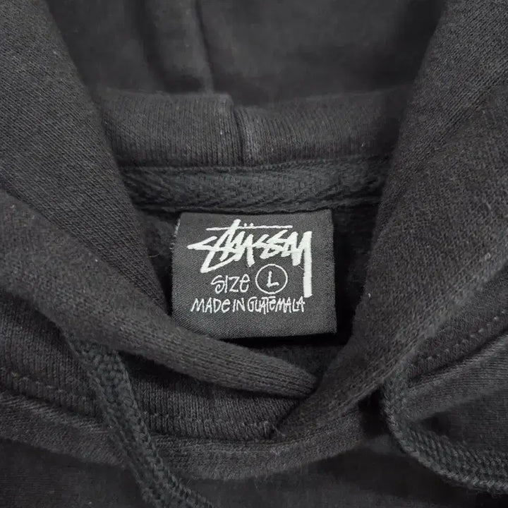 [BUNJANG] Stussy Black Hoodie / [L] 스투시 블랙 후드티