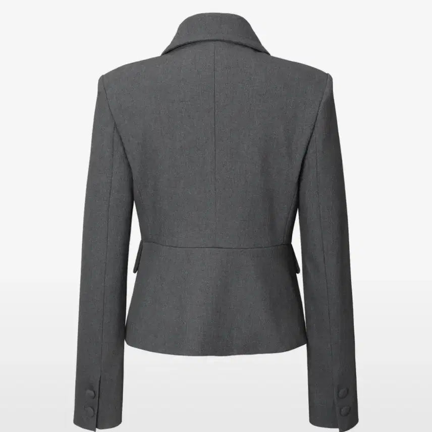 [BUNJANG] Kakhi Point Tailored Jacket Gray / 카키포인트 테일러드 자켓 그레이