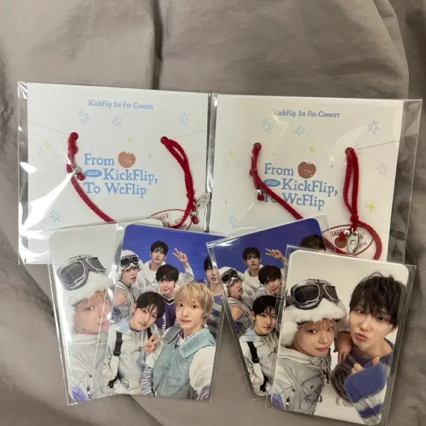 [BUNJANG] WeFlipZone Kickflip Fancon Bracelet Bundle Set Photocard / 킥플립 팬콘 위플립존 팔찌 양도