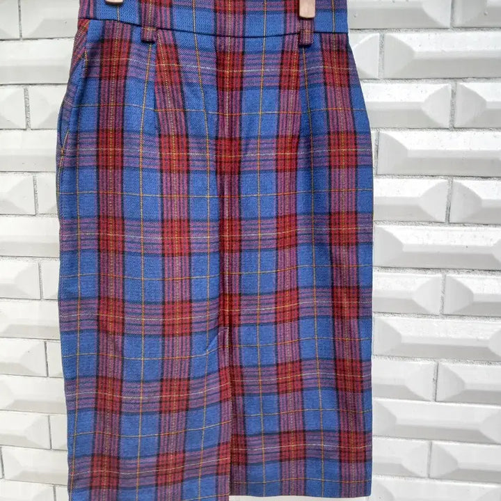 [BUNJANG] Vivienne Westwood Check Midi Skirt / 비비안 웨스트우드vivienne westwood  체크스커트