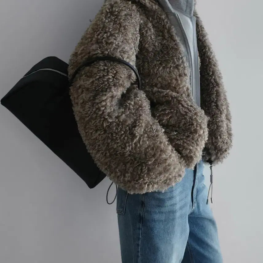 [BUNJANG] RaRoom Faux Fur Jumper / 라룸 퍼점퍼