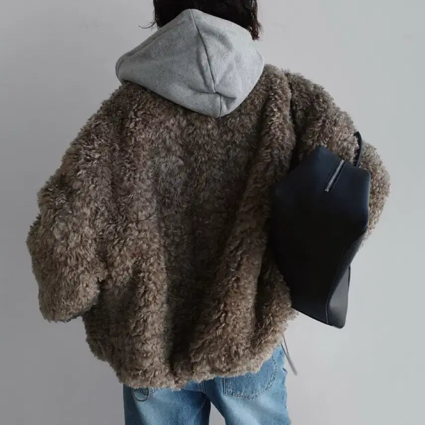 [BUNJANG] RaRoom Faux Fur Jumper / 라룸 퍼점퍼