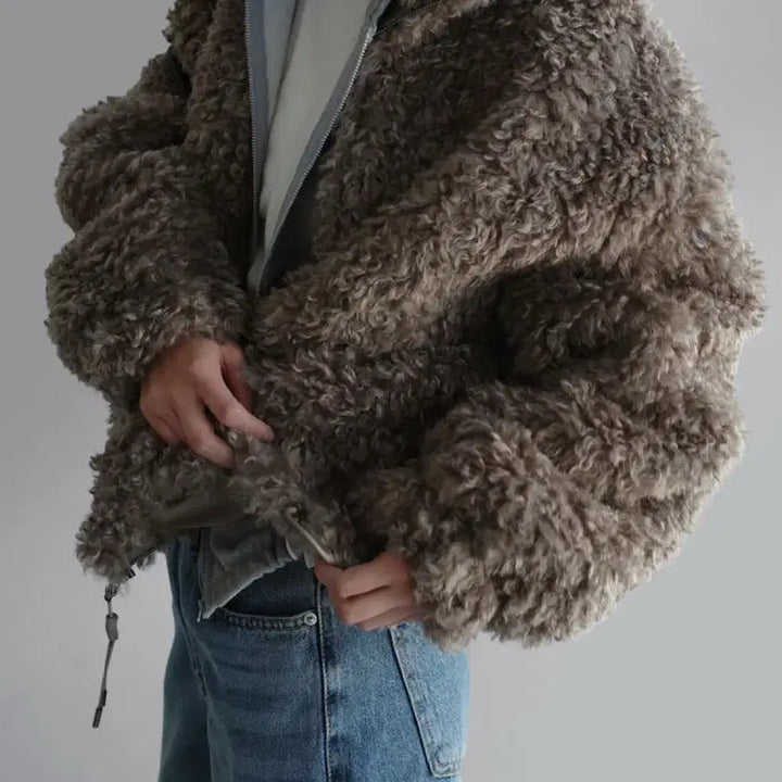 [BUNJANG] RaRoom Faux Fur Jumper / 라룸 퍼점퍼