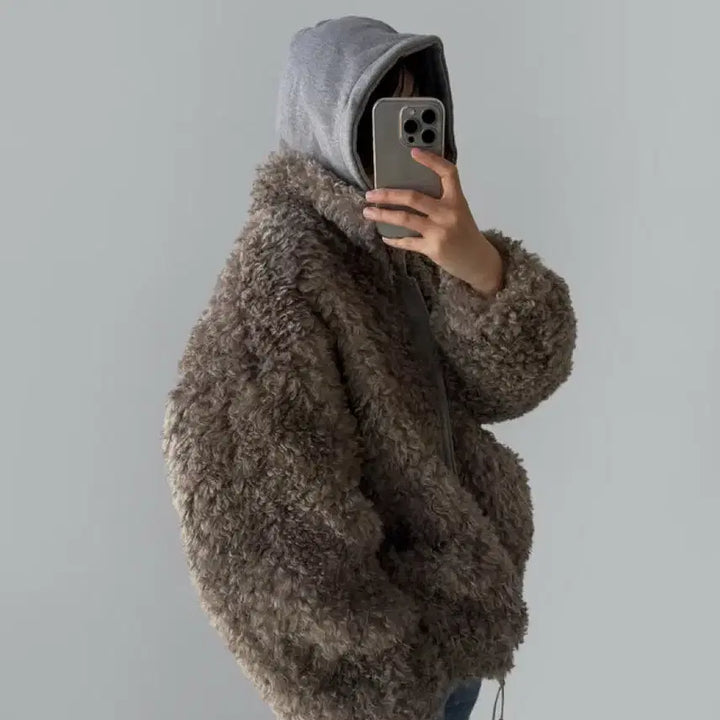 [BUNJANG] RaRoom Faux Fur Jumper / 라룸 퍼점퍼