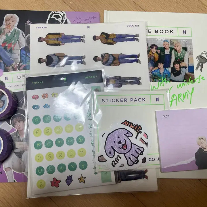 [BUNJANG] BTS Jin Deco Kit Full Set / 방탄 데코키트 석진 미사용 풀셋