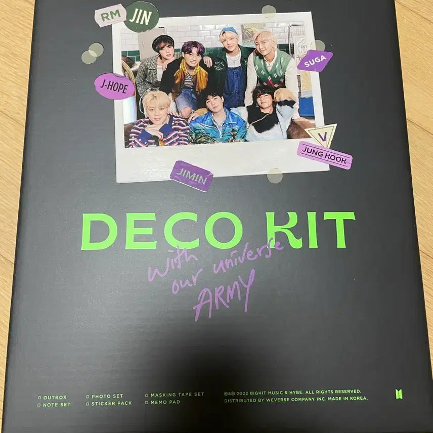[BUNJANG] BTS Jin Deco Kit Full Set / 방탄 데코키트 석진 미사용 풀셋