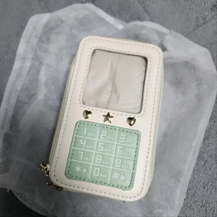 [BUNJANG] Unused 10cm Doll Phone Pouch / 미사용 10cm 솜인형용 핸드폰 파우치 솜파우치 초록 인형옷 무속성 인형