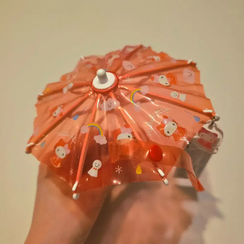 [BUNJANG] Sanrio Happy Rainy Days Series Kitty Umbrella Keyring / 산리오 해피레인데이즈 시리즈 키티 우산키링(택0)
