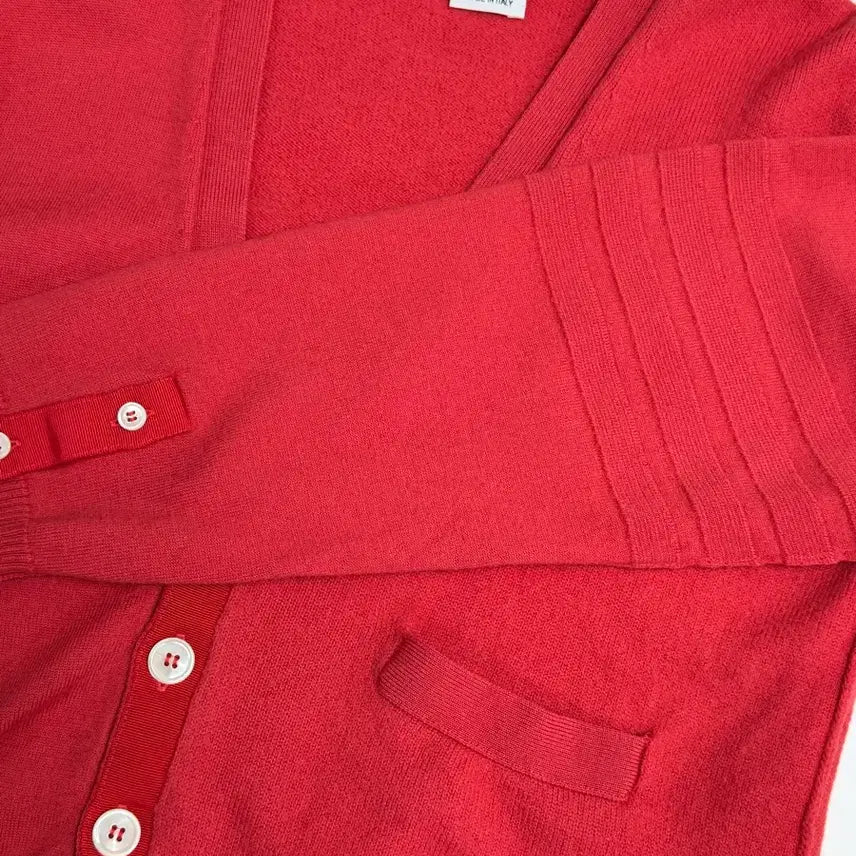 [BUNJANG] Thom Browne Red Cardigan / 쿨거시 40)톰브라운 레드 가디건 정가 100만원 이상 3사이즈 남녀가능