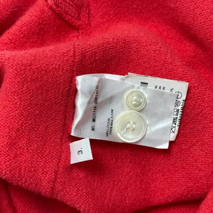 [BUNJANG] Thom Browne Red Cardigan / 쿨거시 40)톰브라운 레드 가디건 정가 100만원 이상 3사이즈 남녀가능