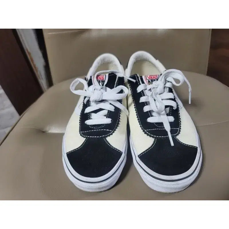 [BUNJANG] Vans Slip-On Sneakers / VANS 반스 스케이트보드정품 508357 아이보리블랙 슬립온 250mm
