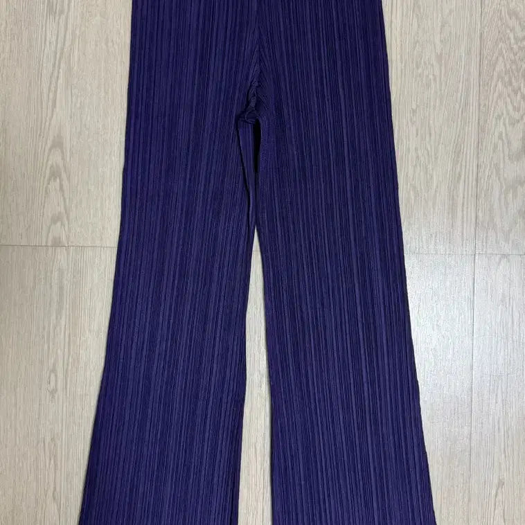 [BUNJANG] Pleats Please Wide Pants Purple Size 3 / 플리츠 플리즈 와이드 팬츠 퍼플3사이즈
