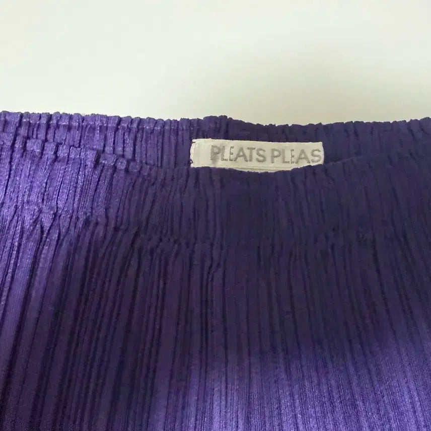 [BUNJANG] Pleats Please Wide Pants Purple Size 3 / 플리츠 플리즈 와이드 팬츠 퍼플3사이즈