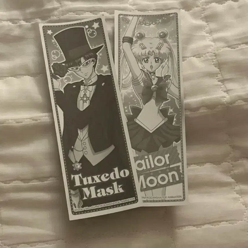 [BUNJANG] Sailor Moon Shining Long Sticker Set / 고전문구 세일러문 샤이닝 롱 스티커 턱시도 가면 미소녀 홀로그램