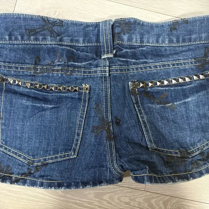 [BUNJANG] Ghost of Harlem Japanese Vintage Denim Shorts / 고스트오브할렘 ghost of harlem 일본 빈티지 데님 청반바지