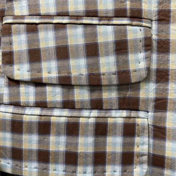[BUNJANG] Dsquared2 Handmade Monocheck Cotton Blazer / 디스퀘어드2 핸드메이드 모노체크 코튼 자켓 italy made
