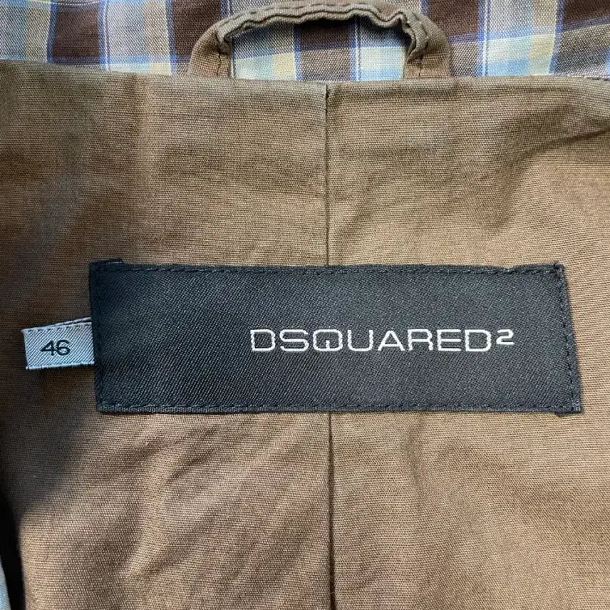 [BUNJANG] Dsquared2 Handmade Monocheck Cotton Blazer / 디스퀘어드2 핸드메이드 모노체크 코튼 자켓 italy made
