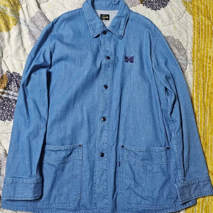 [BUNJANG] Needles United Arrows Denim Work Jacket / 니들스 유나이티드 에로우 데님 워크자켓 판매합니다.