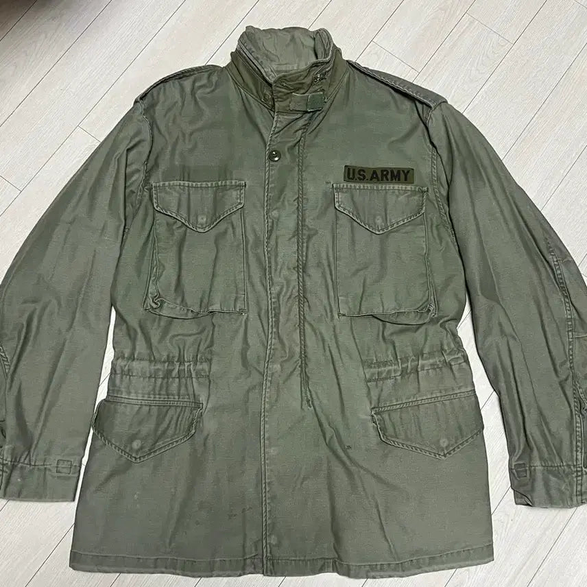 [BUNJANG] US Army M65 Field Jacket Sage Green (M) / US ARMY 야상 M65필드자켓 세이지그린 M사이즈추정