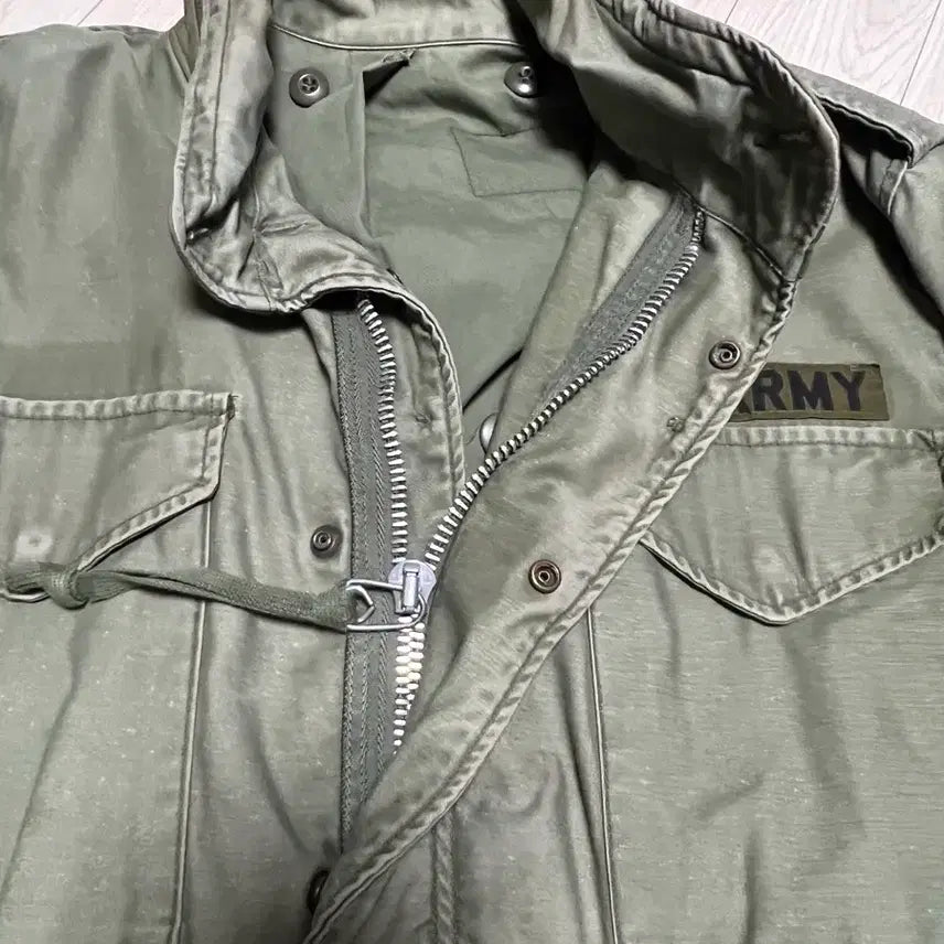 [BUNJANG] US Army M65 Field Jacket Sage Green (M) / US ARMY 야상 M65필드자켓 세이지그린 M사이즈추정