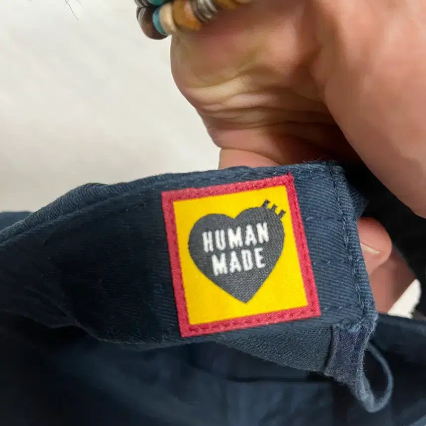 [BUNJANG] Human Made 6-Panel Ball Cap Navy / 휴먼메이드 6패널 볼갭 네이비