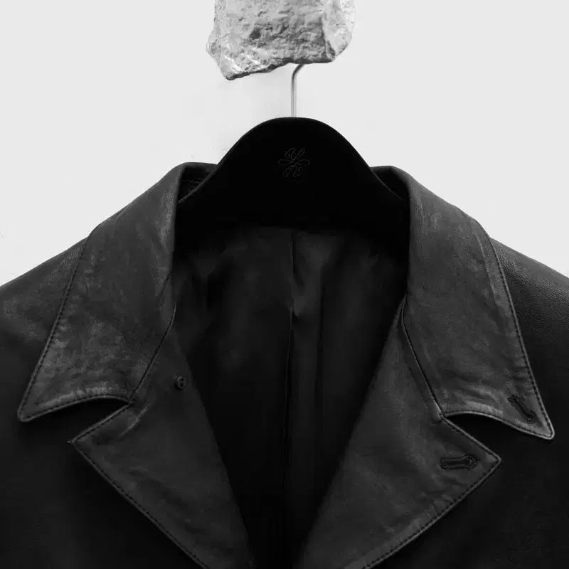 [BUNJANG] Youth Washed Leather Jacket [S] / [S] 유스 Washed Leather Jacket 워시드 레더 자켓