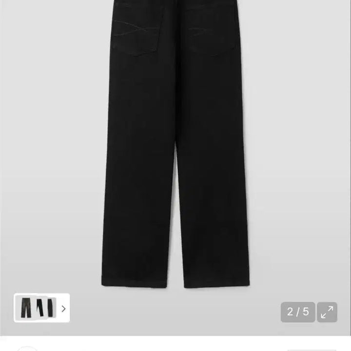 [BUNJANG] Vellie True Straight Black Jeans / 벨리에 트루 스트레이트 블랙 32/32사이즈